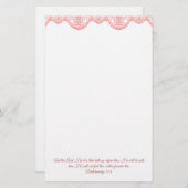 Deuteronomie 31:8 briefpapier (Vorne/Hinten)