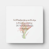 Deuteronomie 31:8 Der Herr geht vor dir Fotoplatte (Vorderseite)