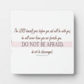 Deuteronomie 31:8 Der Herr geht vor dir Fotoplatte (Vorderseite)