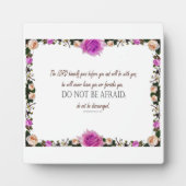 Deuteronomie 31:8 Der Herr geht vor dir Fotoplatte (Vorderseite)