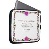 Deuteronomie 31:8 Der Herr geht vor dir Laptopschutzhülle (Vorne Rechts)