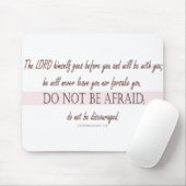 Deuteronomie 31:8 Der Herr geht vor dir Mousepad (Mit Mouse)