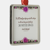 Deuteronomie 31:8 Der Herr geht vor dir Ornament Aus Metall (Rechts)