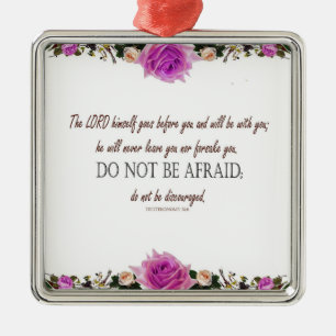 Deuteronomie 31:8 Der Herr geht vor dir Ornament Aus Metall