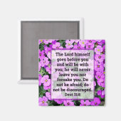 Deuteronomie 31:8 Magnet (Vorderseite/Rückseite)