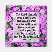 Deuteronomie 31:8 Magnet (Vorne)