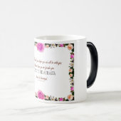 Deuteronomie 31:8, "Nor Forake You"-Tasse Verwandlungstasse (VorderseiteRechts)