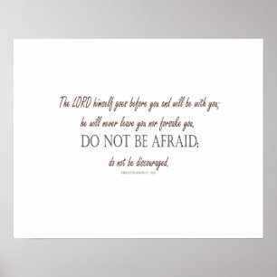 Deuteronomie_31:8 Poster