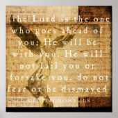 Deuteronomie 31:8 poster (Vorne)