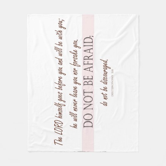 Deuteronomie 31 fleecedecke (Vorderseite)