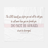 Deuteronomie 31 fleecedecke (Vorderseite (Horizontal))