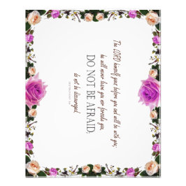 Deuteronomie 31, keine Angst haben, Fotodruck