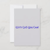 Deuteronomie 32:4 KJV Bibelschrift Pic Gruß Karte (Rückseite)