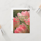 Deuteronomie 4:4 KJV Bible Verse Pic Flat Gruß Karte (Vorderseite/Rückseite Beispiel)