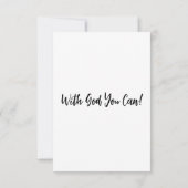 Deuteronomie 5:16 KJV Bible Verse Pic Flachgrüßen Karte (Rückseite)