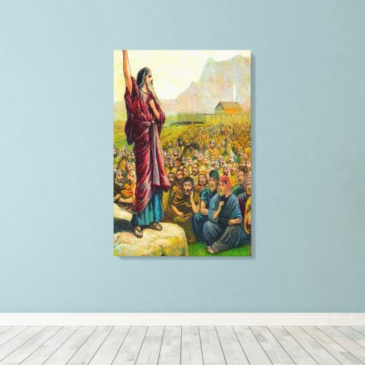 Deuteronomie 6:1-9 Liebe und Leinwand Gehorsam (Insitu (Holzboden))