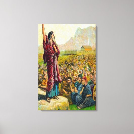 Deuteronomie 6:1-9 Liebe und Leinwand Gehorsam (Vorderseite)