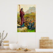 Deuteronomie 6:1-9 Liebe und Obey-Gott-Poster Poster (Küche)