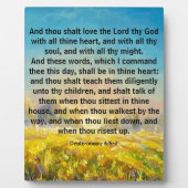 Deuteronomie 6:5-7 fotoplatte (Vorderseite)