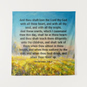 Deuteronomie 6:5-7 wandteppich (Vorderseite)