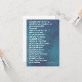 Deuteronomie 6:5-9 - Prioritäten Karte (Vorderseite/Rückseite Beispiel)