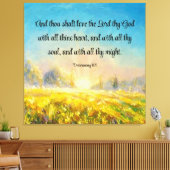 Deuteronomie 6:5 leinwanddruck (Insitu (Wohnzimmer))
