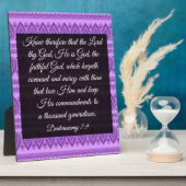 Deuteronomie 7:9 fotoplatte (Seite)