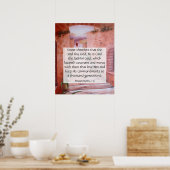 Deuteronomie 7:9 poster (Küche)