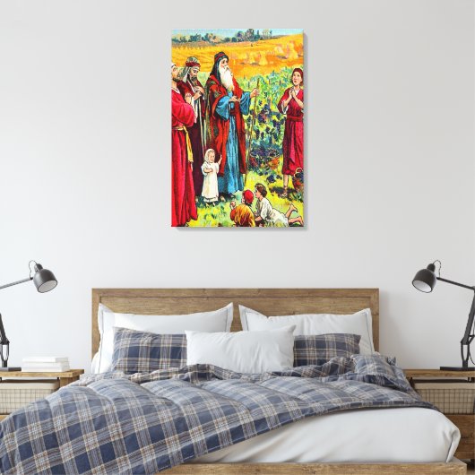 Deuteronomie 8:6-10 Gott segnen für alles, was Er Leinwanddruck (Insitu (Schlafzimmer))
