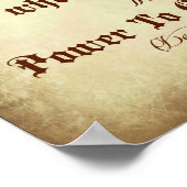 Deuteronomie-Bibel Erinnern Sie sich an den Herrn, Poster (Ecke)