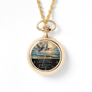 Deuteronomie Christlicher Glaubenskreuz mit Enten Armbanduhr
