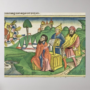 Deuteronomie: Frontispiece, in dem Gott das L mach Poster