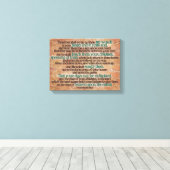 Deuteronomy 11 Bible Verse Christliche Schrift Kun Leinwanddruck (Insitu (Holzboden))