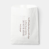 Deuteronomy 31:8, Do Not be Afraid, Lord with You Geschenktütchen (Vorderseite)