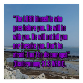 Deuteronomy 31:8 WEBU Poster