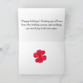 Deuteronomy 31 Blume Postcard hat keine Angst Karte (Innenseite)