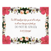 Deuteronomy 31, Do not be afraid Fotodruck (Vorne)