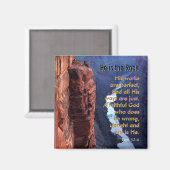 Deuteronomy 32:4 Scripture Magnet (Vorderseite/Rückseite)