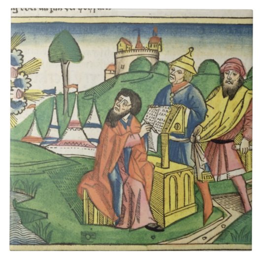 Deuteronomy: Frontispiz, in dem Gott das L macht Fliese (Vorderseite)