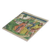 Deuteronomy: Frontispiz, in dem Gott das L macht Fliese (Seite)