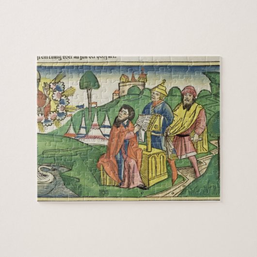 Deuteronomy: Frontispiz, in dem Gott das L macht Puzzle (Horizontal)