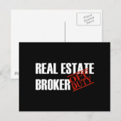 DEUTLICHER ANWESEN-BROKER POSTKARTE (Vorne/Hinten)