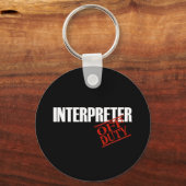 DEUTLICHER DUNKTINTERPRETER SCHLÜSSELANHÄNGER (Vorderseite)