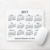 Deutsch 2017 Kalender Mousepad (Mit Mouse)
