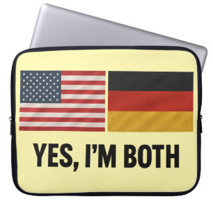 Deutsch-amerikanisch Ja, ich bin beides - Deutschl Laptopschutzhülle