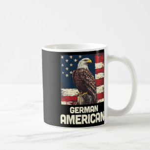 Deutsch-Amerikanische Flagge Patriotisch Usa Polit Kaffeetasse