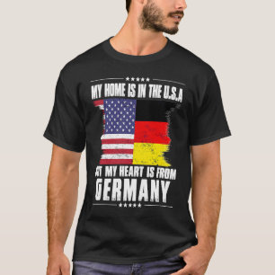 Deutsch-amerikanischer Patriot stolz geworden Zuha T-Shirt