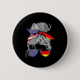 Deutsch-amerikanischer Patriot stolz gewordene Fra Button