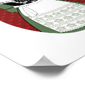 Deutsch, Bayerisches Matryoshka-Poster Poster (Ecke)