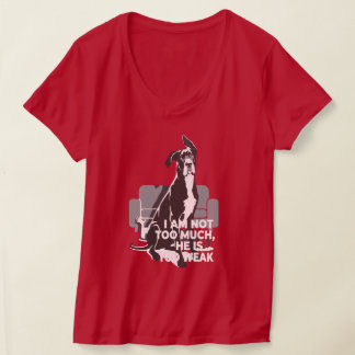 Deutsch Däne Spaß mit Mädchen und Kraft T-Shirt